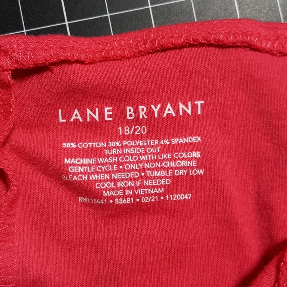 Lane Bryant | square neck top 18/20 plus size - Picture 8 of 9